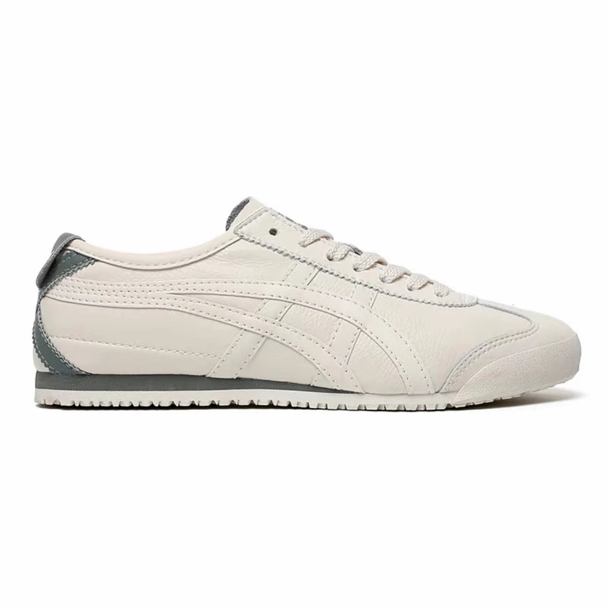 White Grey Heel (Leather)