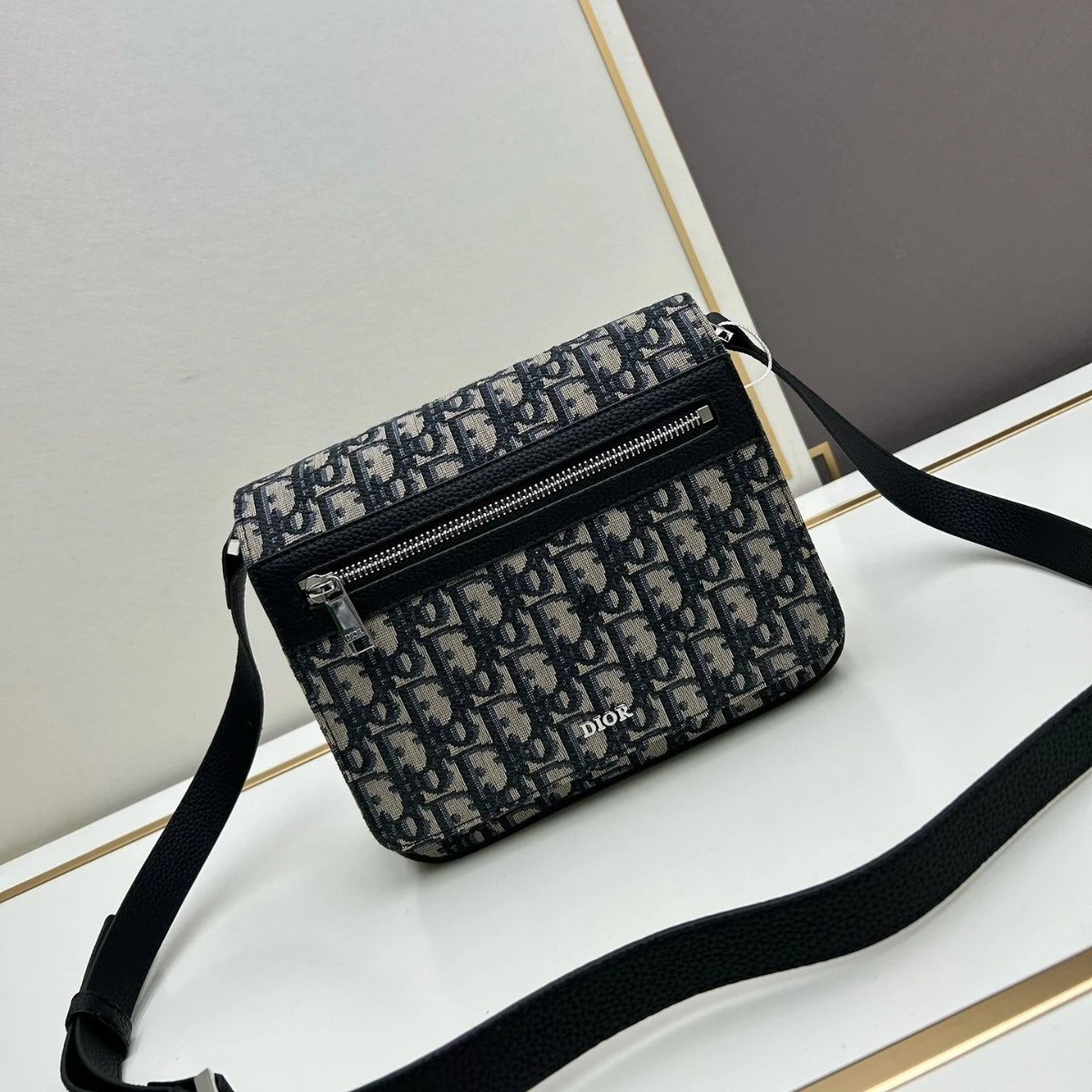 Dr.* New Style Canvas Damier Crossbody Messenger Bag for Men