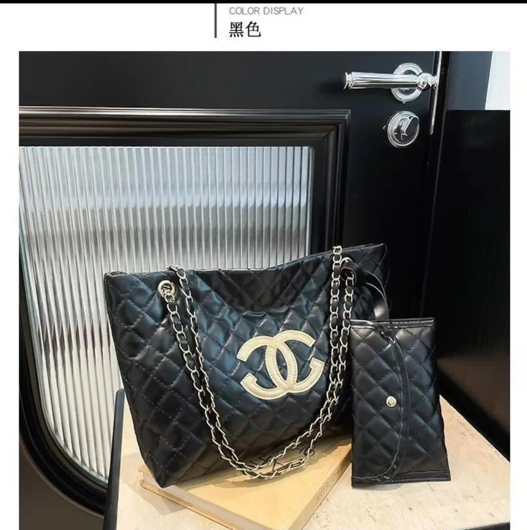 Chanel Shoulder Bags Quilted Flap Chain Bag — Black 3