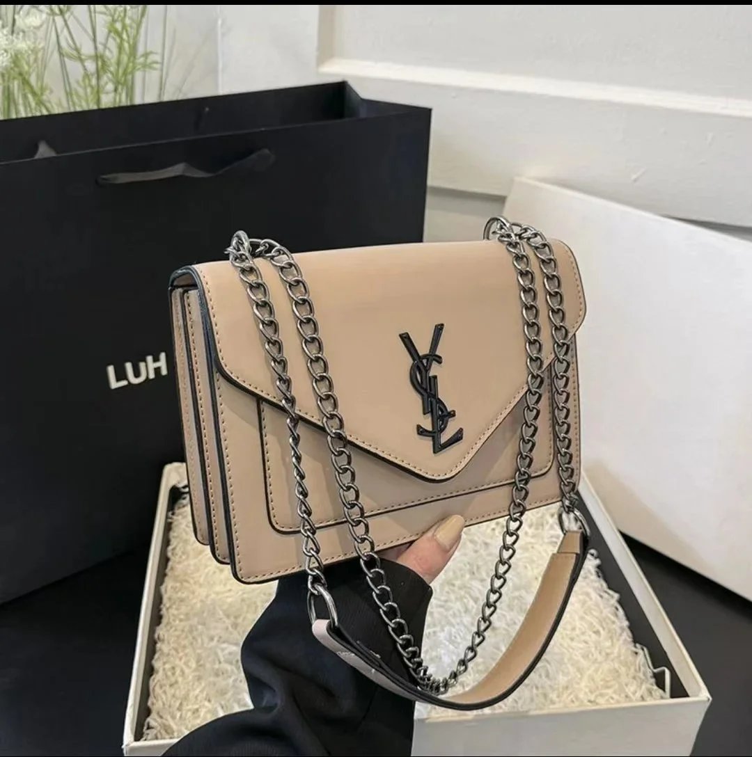 Chanel Shoulder Bags Quilted Flap Chain Bag — Khaki 2