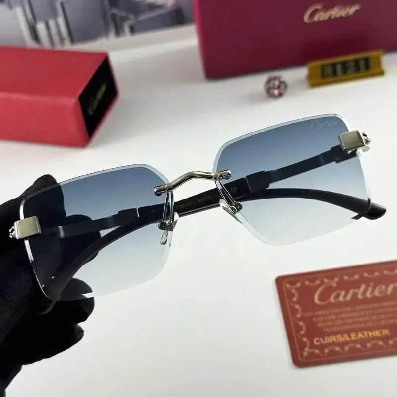 Burberry Eyewear Logo shield sunglasses and optical frames — Cartier -10