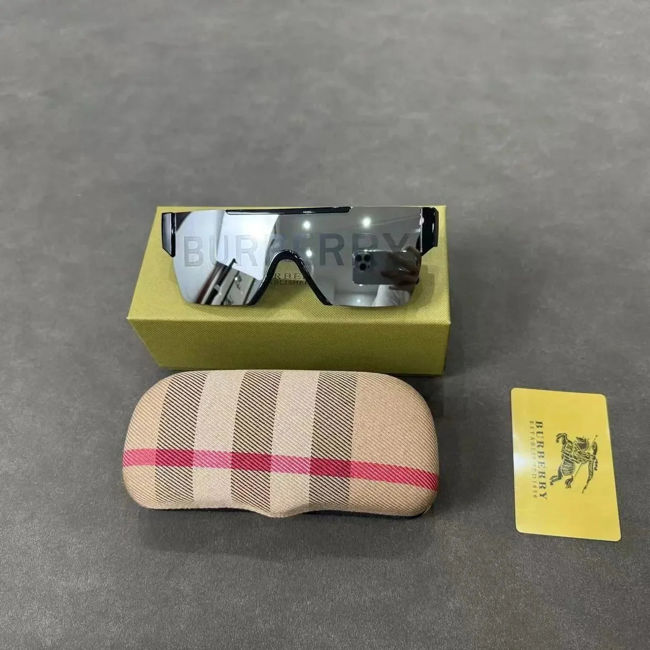 Burberry Eyewear Logo shield sunglasses and optical frames image 3