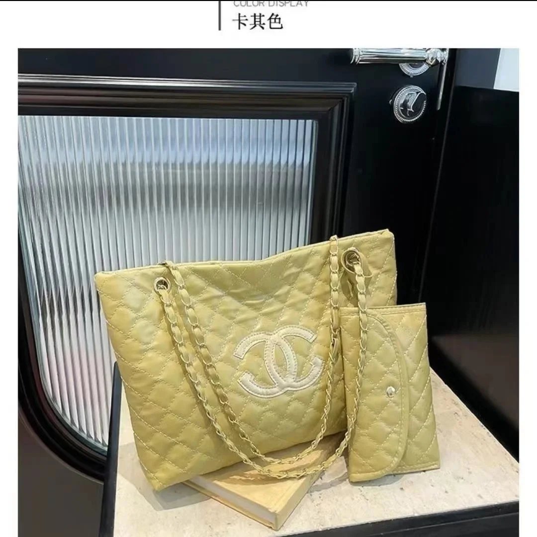 Chanel Shoulder Bags Quilted Flap Chain Bag — Khaki 3