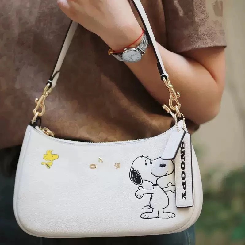 Coach Shoulder Bags Teri 25 chain bag — Snoopy white aircraft box