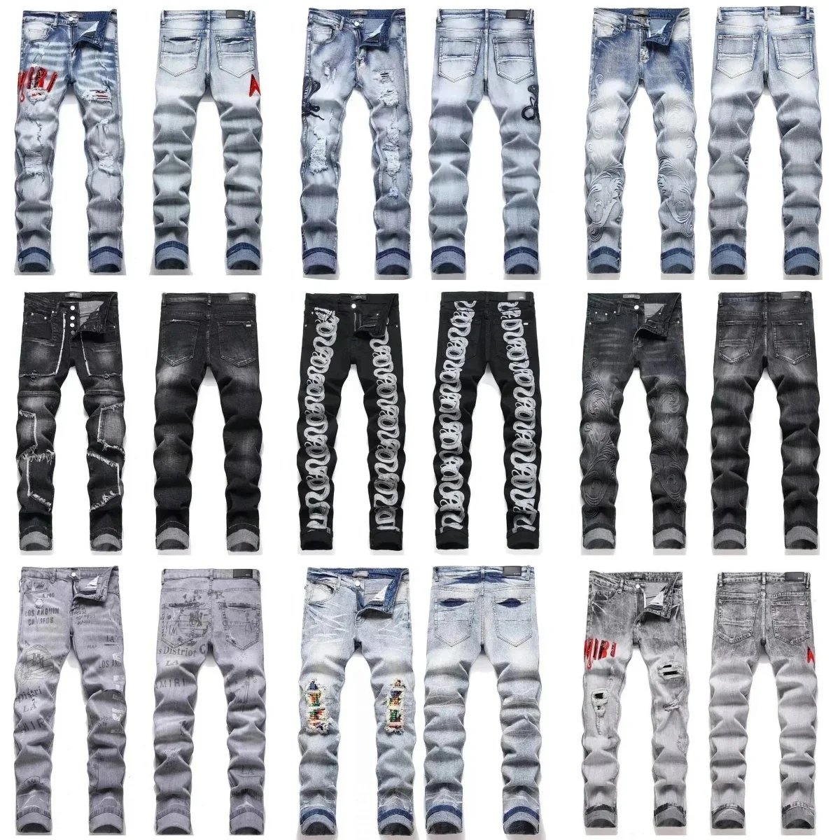 HO06 -- Trendy High-Quality个性Jeans WhatsApp +86 185 5978 7227