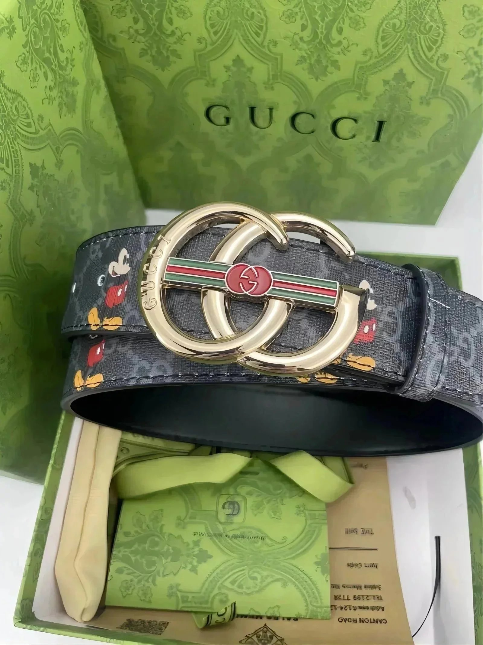 Fendi & Burberry & Louis Vuitton & Gucci belts (30+) - 4/41