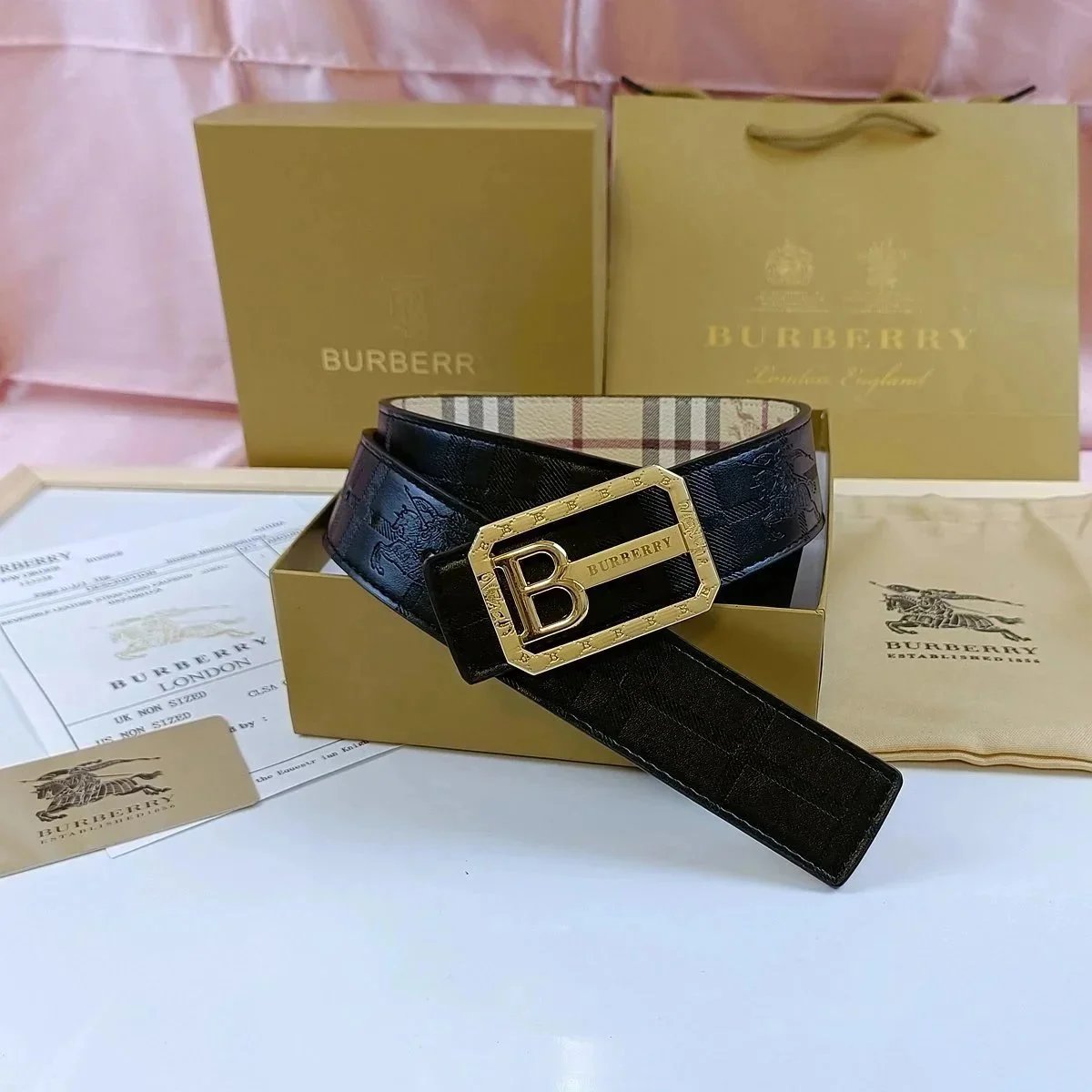 BURBERRY belt - 38/38