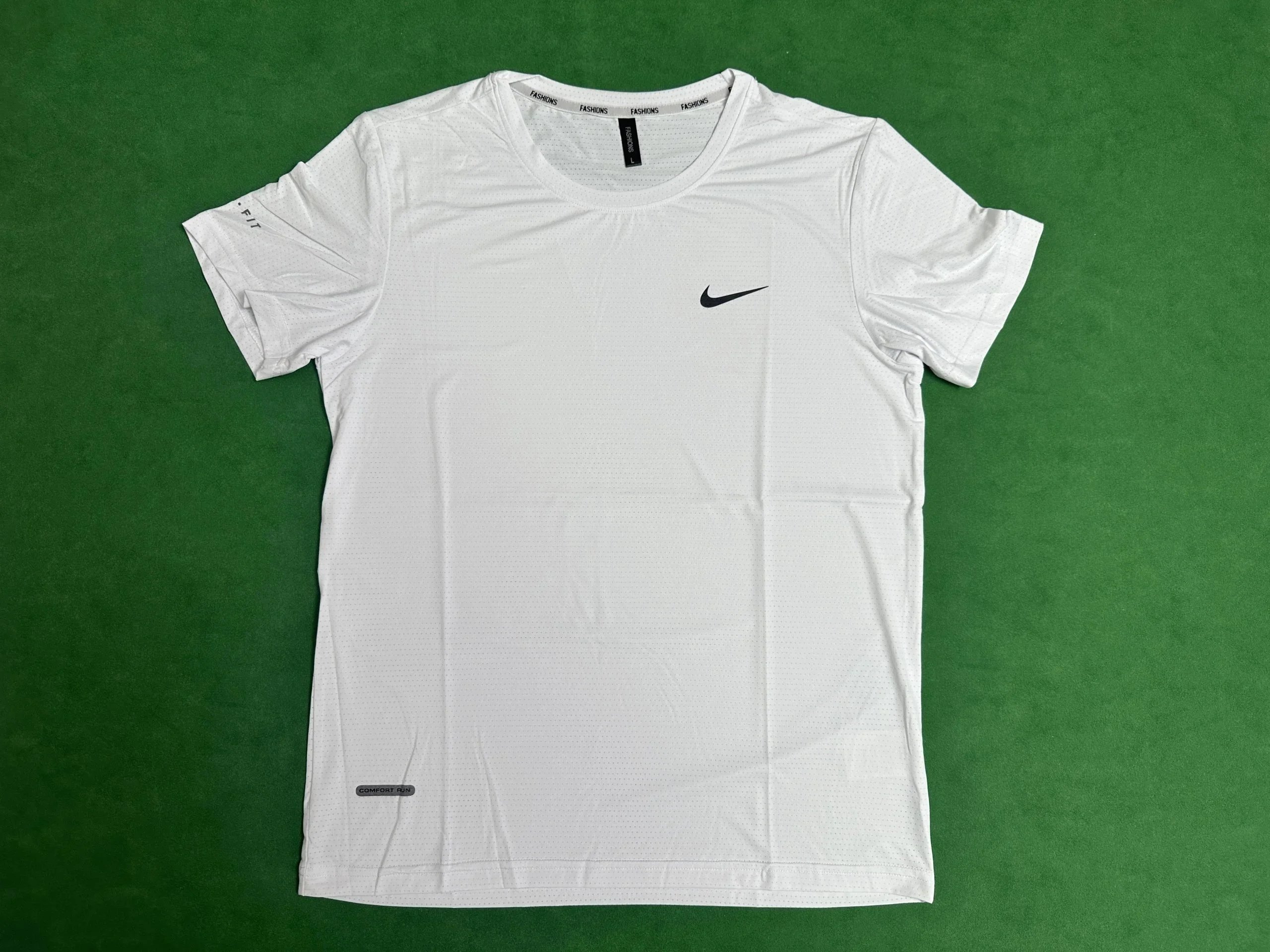 Nike T-Shirts Short-sleeve perforated athletic crew-neck T-shirt — 01