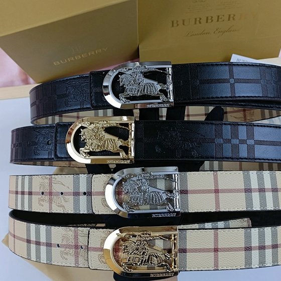 New fashion men's belts upscale business casual smooth buckle pants belt with a variety of belts