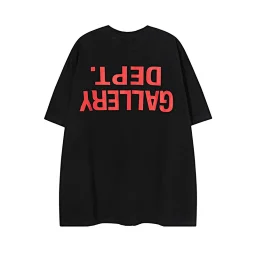 thumbnail for Inverted logo design short-sleeved men's shirt
