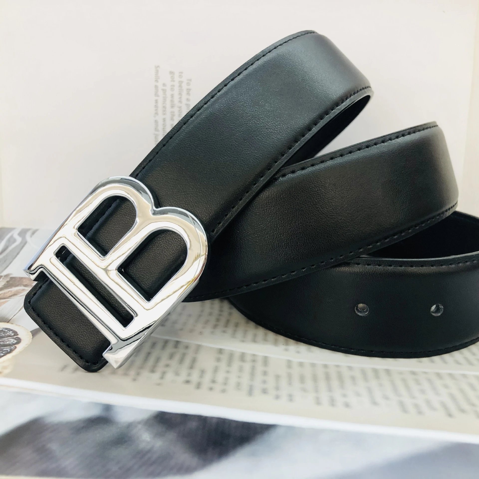Left TB Black Smooth Silver