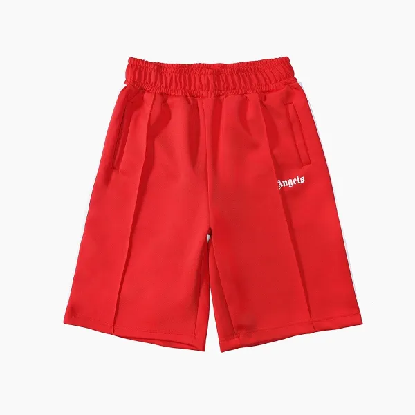 Palm Angels Angels Logo Shorts Red - 1