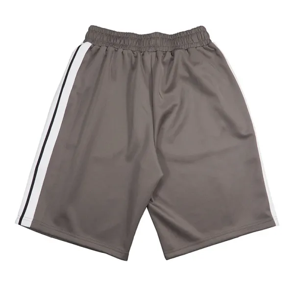 Palm Angels Track Shorts Black Orange - 8