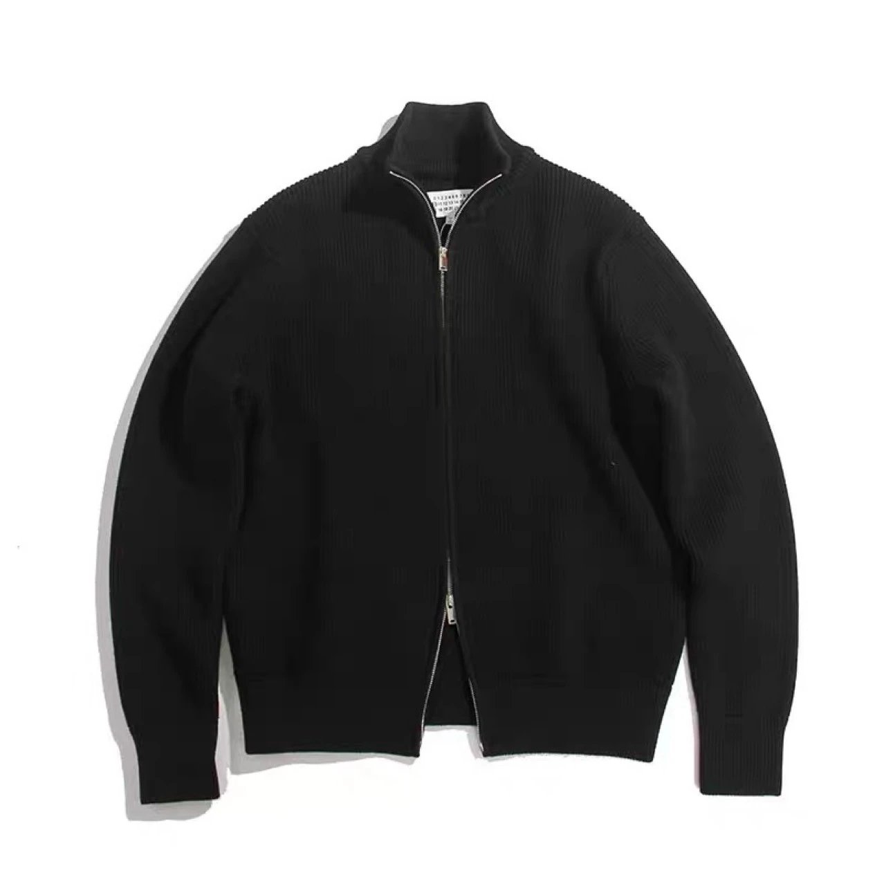 Couple Half-Zip Mock Neck Knit Cardigan Heavy Weight photo 2