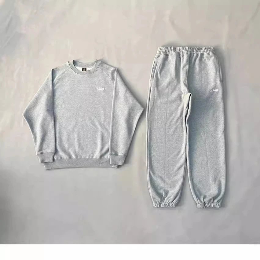 CZ Hip Hop Street Dance Embroidered Letter Knit Sweatpants Men's Fashion Loose Fit Athletic Joggers WhatsApp: +86 19500174185