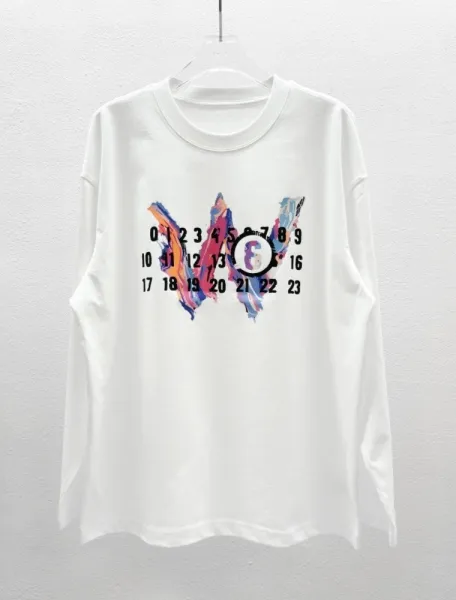 Off-White x Virgil Abloh Numerical Gradient Long-Sleeve T-Shirt White - 1