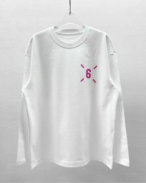 Off-White Numeric Paint Splatter Long Sleeve T-Shirt Black - 31