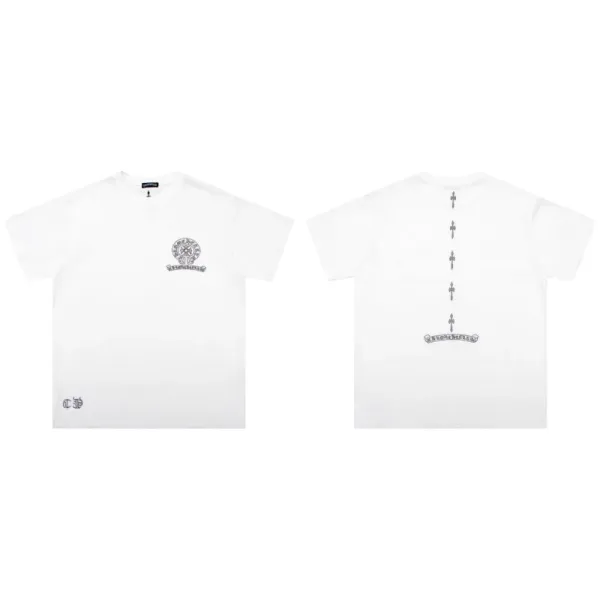 Chrome Hearts Cross Logo White T-Shirt - 1