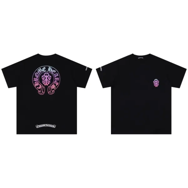 Chrome Hearts Logo Gradient T-Shirt Black - 1