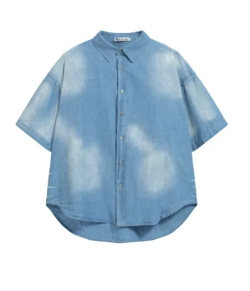 Acne Studios Stockholm 1996 Light Blue Zip-Up Jacket - 29