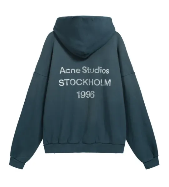 Acne Studios Stockholm 1996 Light Blue Zip-Up Jacket - 16