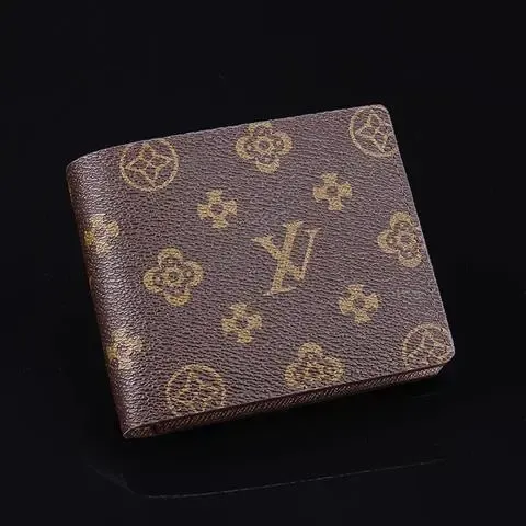 Louis Vuitton Monogram Canvas Bifold Wallet Brown Short Wallet - 1