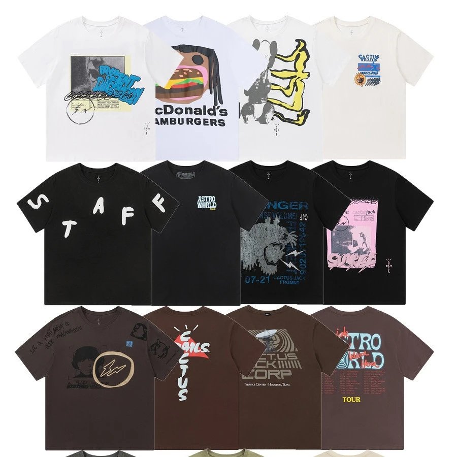 Short sleeved high street hip-hop European and American T-shirt trend