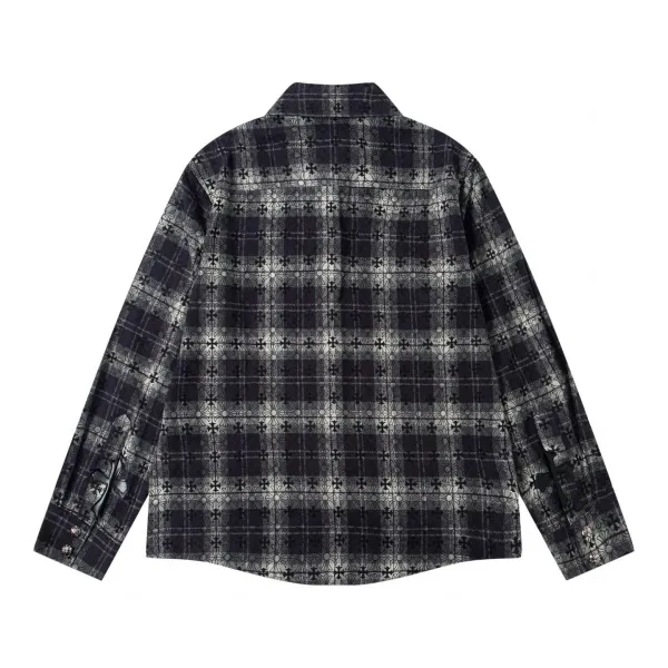 Burberry Check Print Floral Overlay Shirt Multicolor - 6