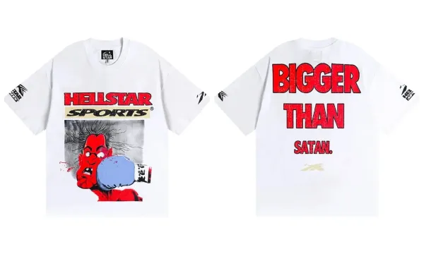 Hellstar Sports Bigger Than Satan White T-Shirt - 1