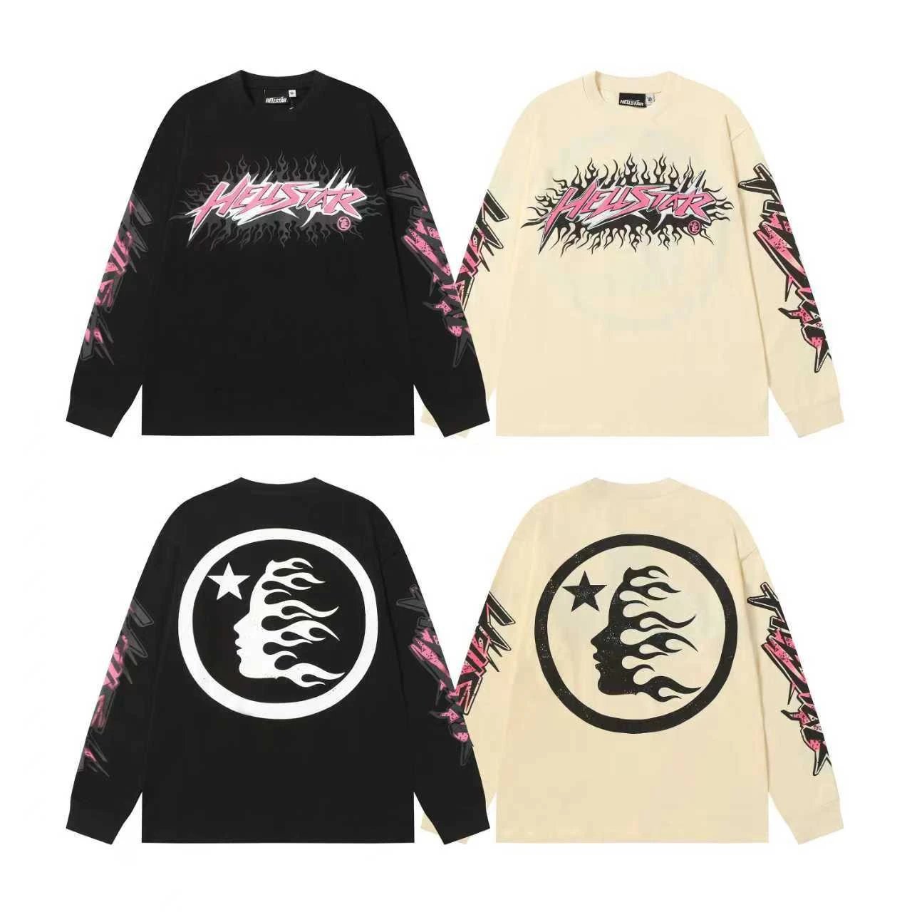 Hellstar Records of Hellstar Black Acid Wash Long Sleeve T-Shirt - 5