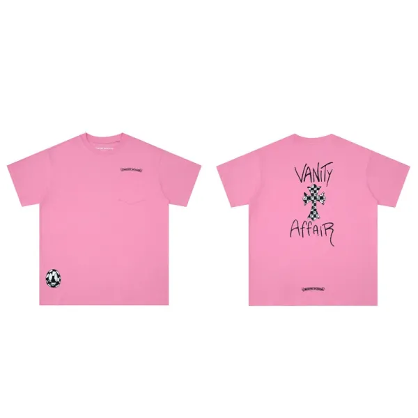 Chrome Hearts Vanity Affair Pink Pocket T-Shirt - 1
