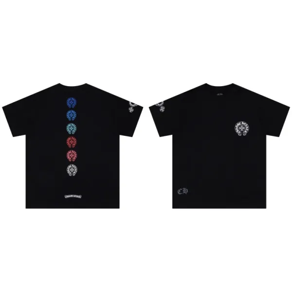 Chrome Hearts Horseshoe Stack Black T-Shirt - 1