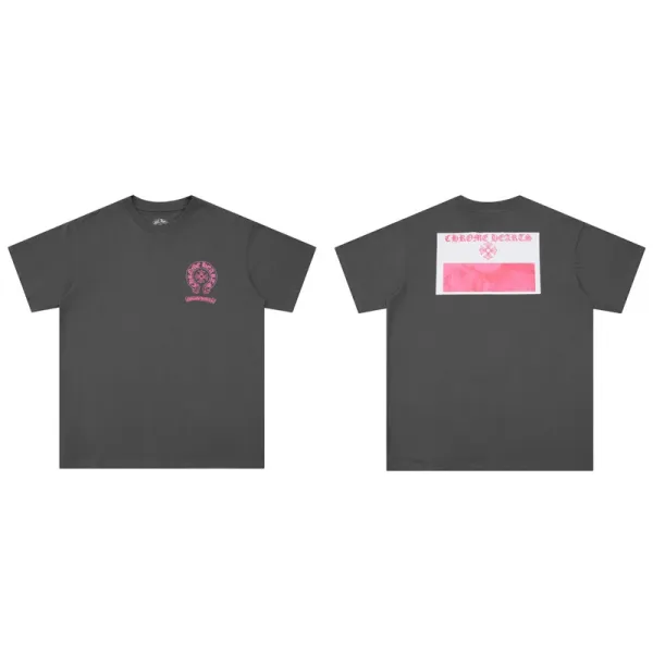 Chrome Hearts x Japan Football Association Pink Logo T-Shirt - 1