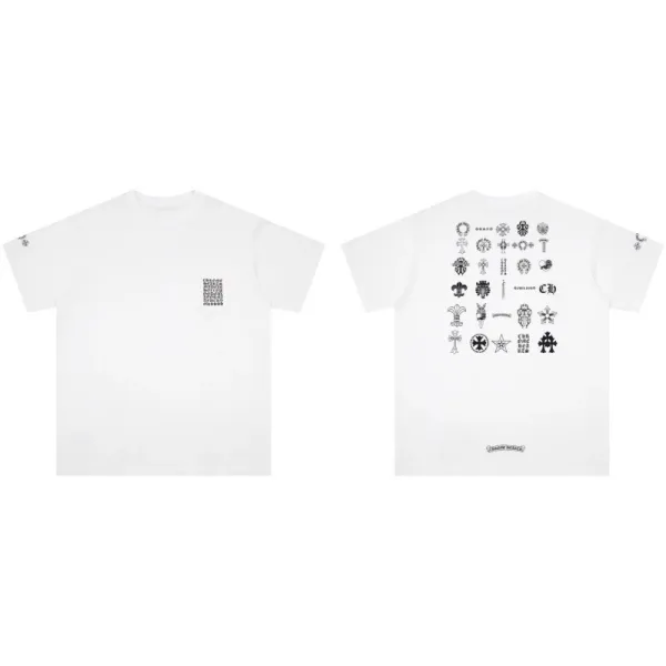 Chrome Hearts Icon Grid Pocket T-Shirt White - 1