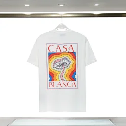 thumbnail for Summer new Casablanca logo print short sleeves