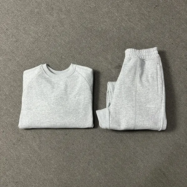 Cavaleiro Gray Heather Sweatshirt and Sweatpants Set - 1