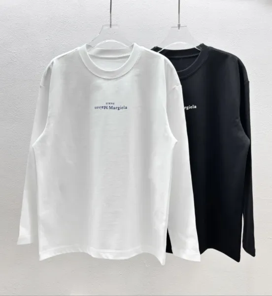 Off-White Numeric Paint Splatter Long Sleeve T-Shirt Black - 18