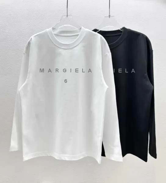 Off-White Numeric Paint Splatter Long Sleeve T-Shirt Black - 4