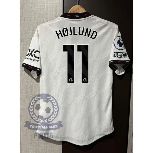 Manchester United 2023 / 24 Away Jersey White Højlund #11 - 1