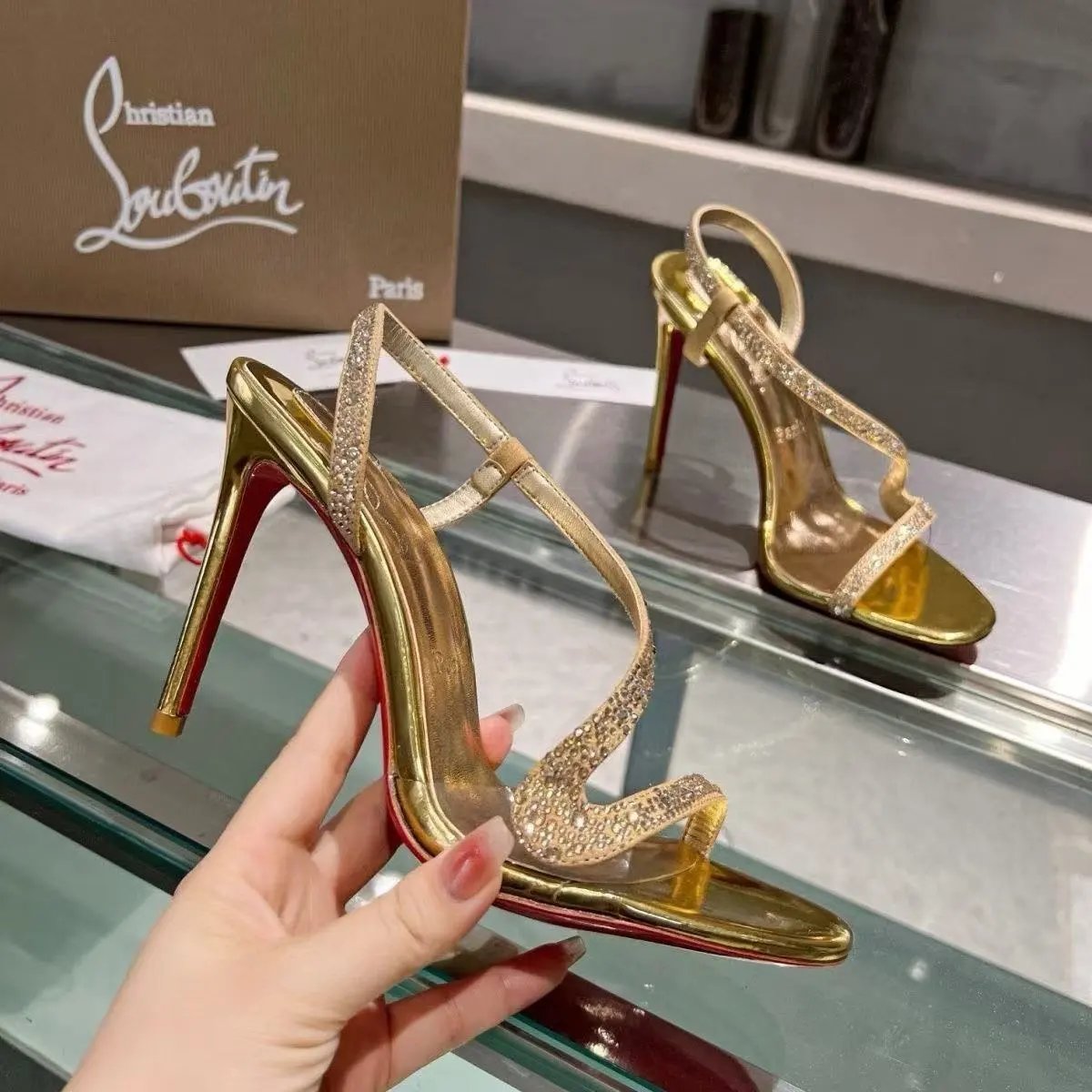 Christian Louboutin High Heels Stiletto — 12 Cross-border exclusive for non-cross-border do not disturb