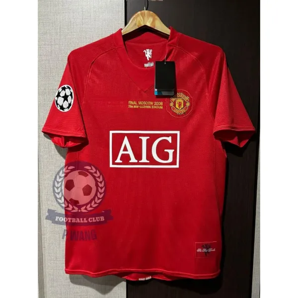 Manchester United 2008 UEFA Champions League Final Commemorative Jersey Red - 1