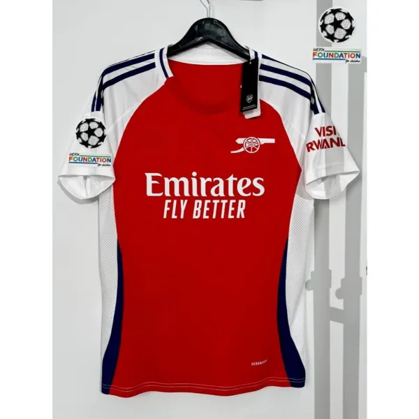 Arsenal FC 2023-24 UEFA Champions League Home Jersey Red - 1