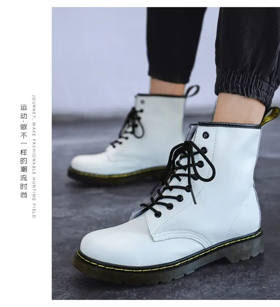 Dr. Martens 1460 Brown Leather Combat Boots Martin Boots - 11