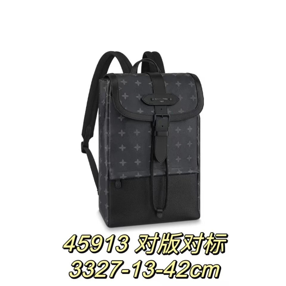 Design 46105 Monogram Pattern Gray Casual Backpack - 6