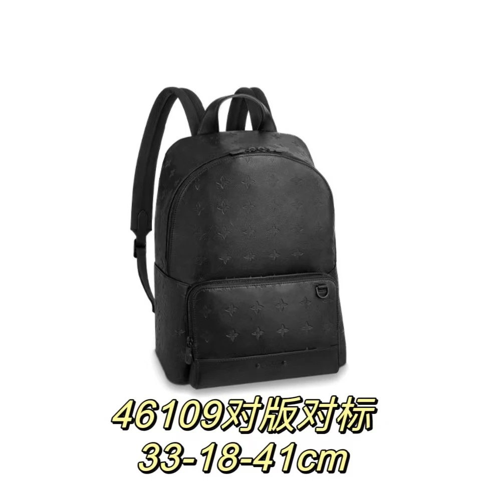 Design 46105 Monogram Pattern Gray Casual Backpack - 2