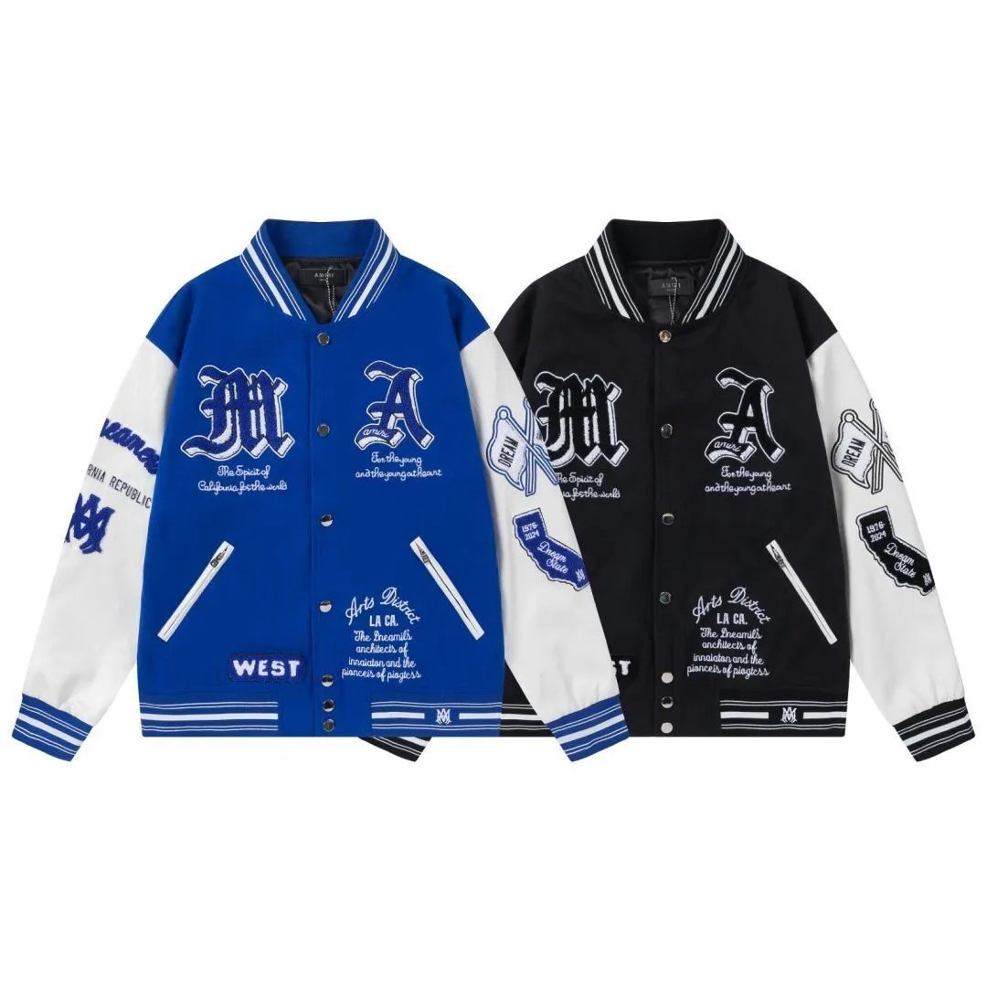 Amiri Preemo Varsity Jacket Black Outerwear - 11