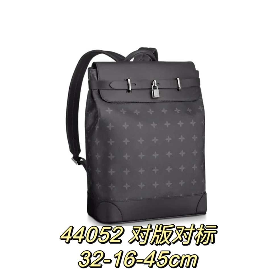 Design 46105 Monogram Pattern Gray Casual Backpack - 14