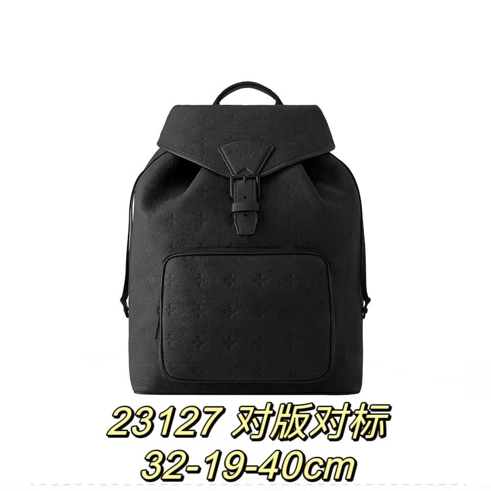 Design 46105 Monogram Pattern Gray Casual Backpack - 3