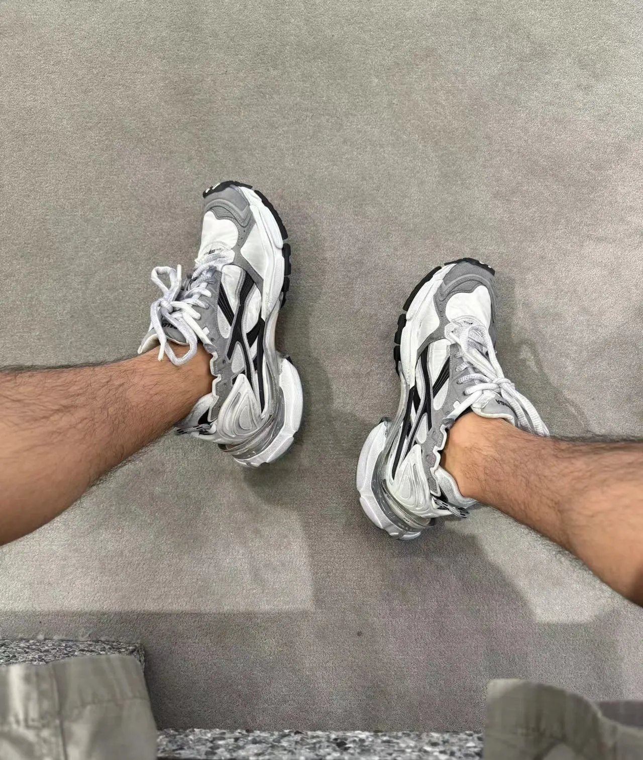 Asics Runner Silver Pink Running Shoes - 6