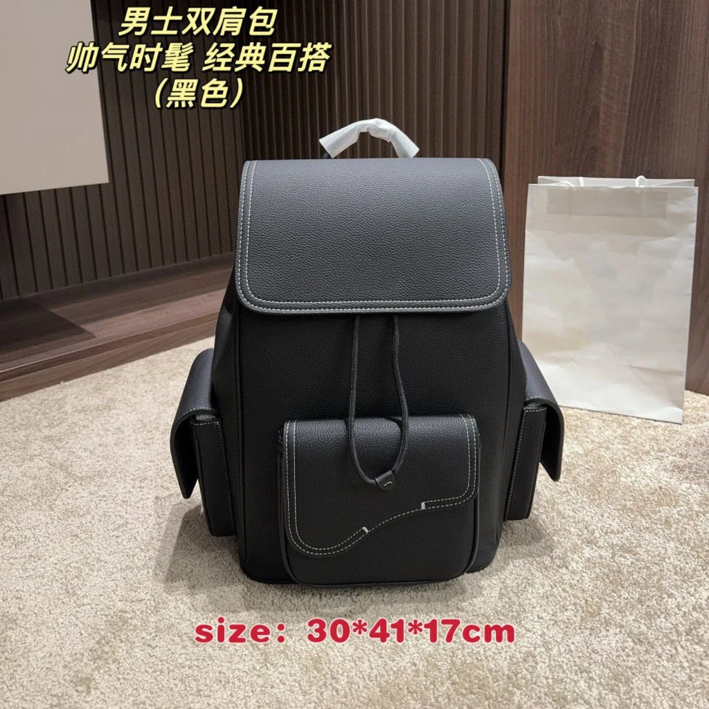Dior Oblique Monogram Black Casual Backpack - 4